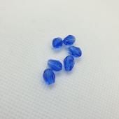 Бусины граненые в упаковке капли 4Х6 мм (10 шт) синий