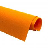 Фетр Корея 1,2 мм оранжевый 823 (16.5Х26.5 см)