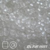 Бисер Toho Tr-8-1F мат (кристалл)