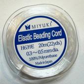 Нить эластичная Miyuki (спандекс) 0.3~0.5mm