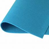 Фетр Корея 1,2 мм т.голубой 853 (16.5Х26.5 см)