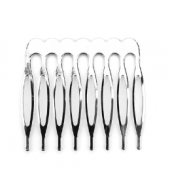 Гребешок для волос серебро 8 зубьев