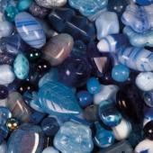 Бусины Preciosa MIX3 Blue-1  (15 грамм)