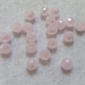 Бусины граненые в упаковке 04- розовый молочный АВ