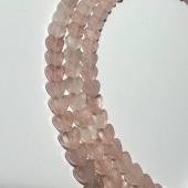 Бусины в нити РОЗОВЫЙ КВАРЦ 