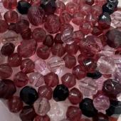 Бусины Preciosa MIX151 RED/CRYSTAL (15 грамм)