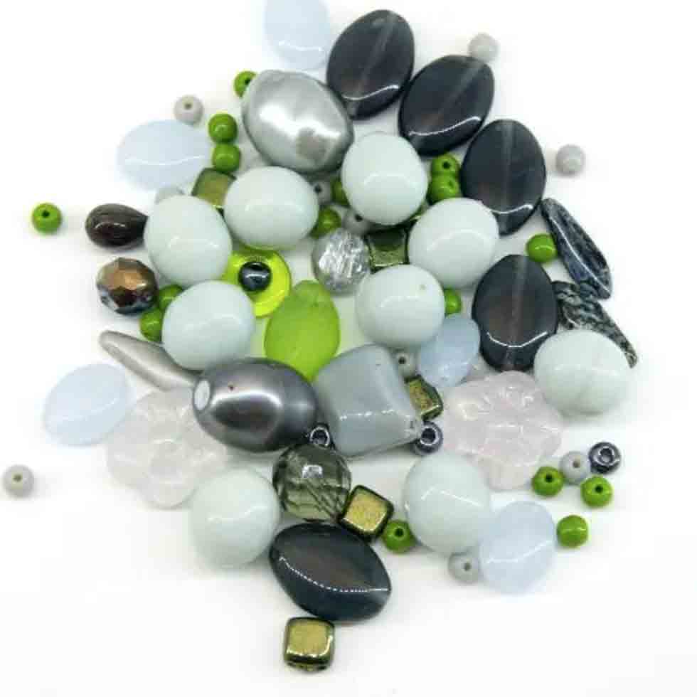 Бусины Preciosa MIX111 Metallic Grey (15 грамм)