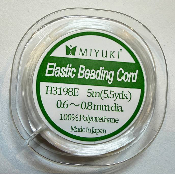 Нить эластичная Miyuki (спандекс) 0.6~0.8mm